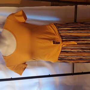 Boho pants set with 2 shirts